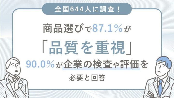 消費者の77％が安さより品質検査を重視、NEXERが品質管理に関する意識調査を発表