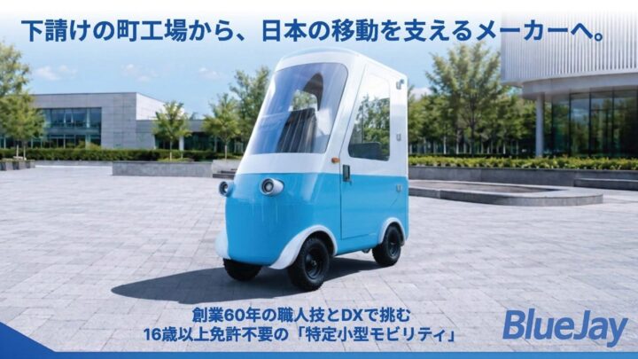 西川精機製作所、小型モビリティ開発で資金調達の募集期間を延長