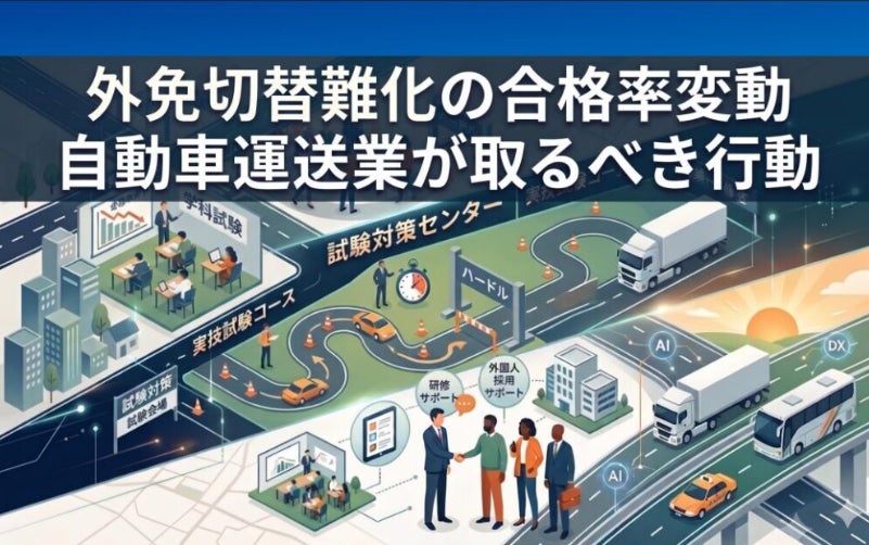 物流の2024年問題と外国人ドライバー採用、特定技能の活用と定着を解説