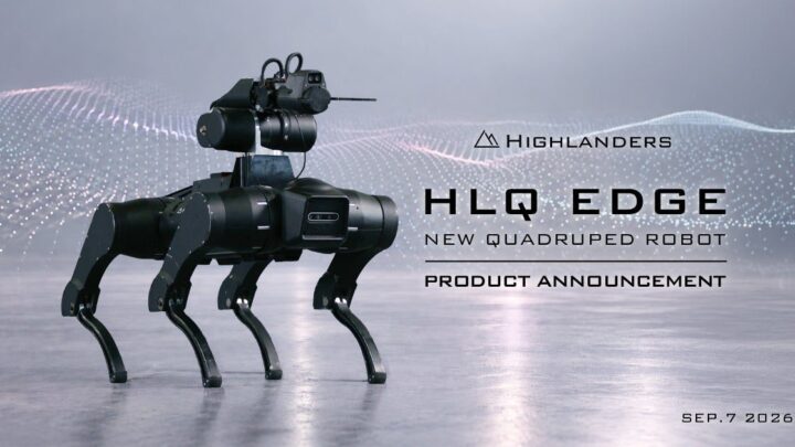 国産4足歩行ロボ「HLQ EDGE」発表、耐荷重60kgで製造・点検現場のDXへ