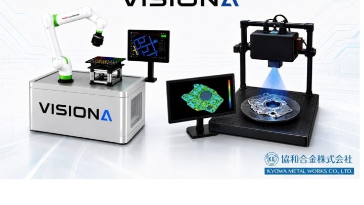 協和合金、品質検査を自動化する「VISIONA」展開。2Dと3Dで製造DXを推進