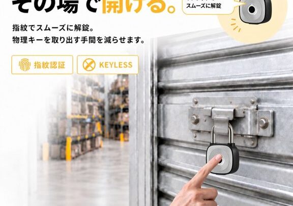 スマート南京錠の実機展示・販売を東京で開始 倉庫や資材置き場の鍵管理を効率化