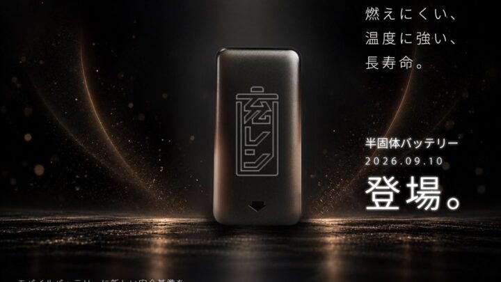 JUREN、モバイルバッテリーを半固体電池へ全面刷新 27年中に全数切り替え