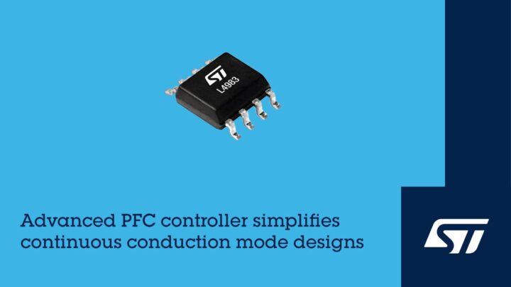 STマイクロ、高集積PFCコントローラ「L4983」発表。産業用電源の設計を簡略化