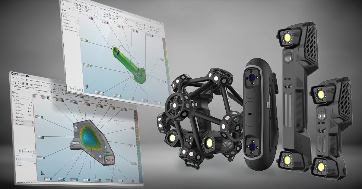 CAM2にハンディ3Dスキャナー対応と鋳造品検査機能が追加