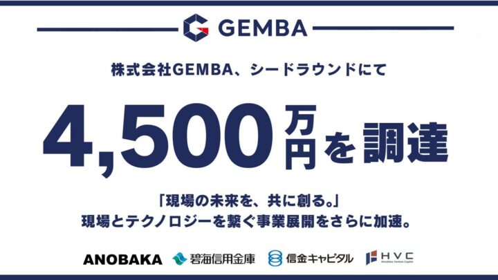 製造業の現場改善DXアプリ「GEMBA」が4500万円を調達。現場起点のデータ活用を加速