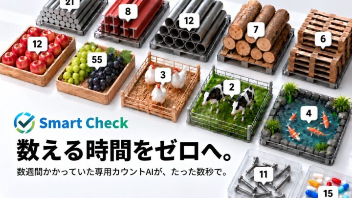 AIによる数量カウントWebサービスが公開