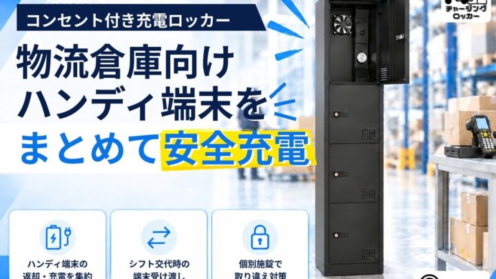 e-Connect、物流倉庫向けに充電ロッカーの導入受付を開始
