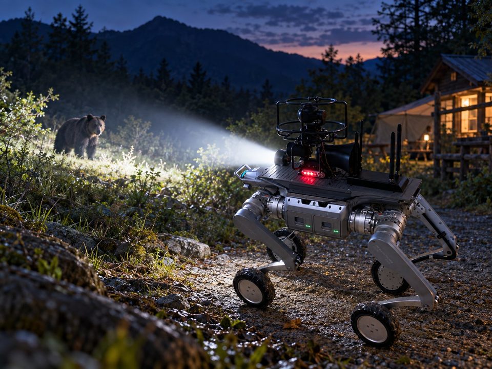 工場警備や巡回を省人化する四足走行ロボット「A2-W-TKR01」発売