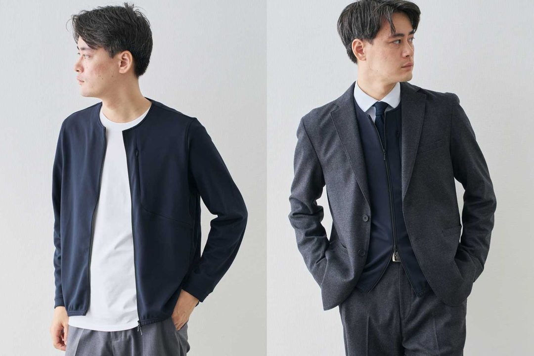 福井のスポーツウェア工場が仕立てる超軽量「エアーブルゾン」がダブルジップ仕様に刷新