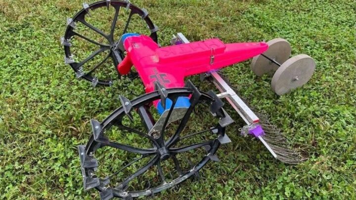 水田除草ロボ「ミズニゴール」2027年モデル発表、スマホ遠隔監視やルート自動生成に対応