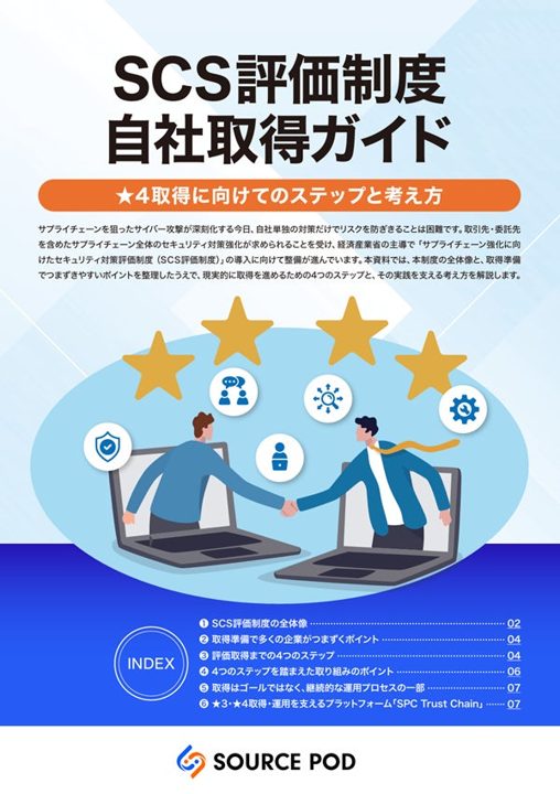 SCS評価制度★4取得に向けた2種のガイド本が提供開始。サプライチェーン管理を支援
