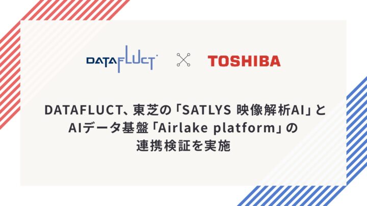 東芝の映像解析AIとDATAFLUCTのデータ基盤が連携検証。現場の安全管理を可視化